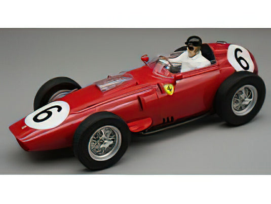 【予約】12月以降発売予定FERRARI F1 DINO 246/256 TEAM SCUDERIA FERRARI N 6 2nd AVUS GERMANY GP (with pilot フィギュア) 1959 DANIEL GURNEY RED/Tecno 1/18ミニカー