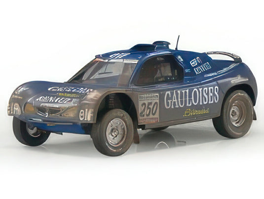 【予約】RENAULT BUGGY N 250 WINNER RALLY PARIS DAKAR (AFTER RACE VERSION) 1999 J.L.SCHLESSER P.MONNET BLUE/TOPMARQUES 1/18ミニカー