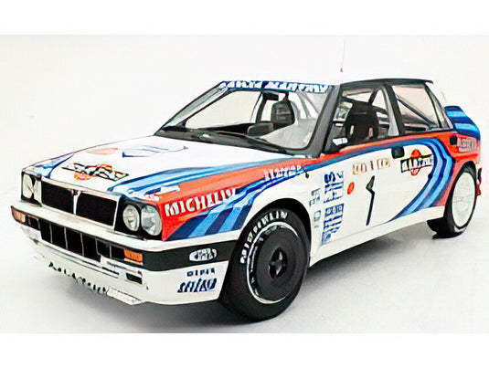 【予約】2025年発売予定LANCIA  DELTA HF INTEGRALE 16V MARTINI N 1 3rd RALLY MONTECARLO 1990 M.BIASION  T.SIVIERO  WHITE RED BLUE/TOPMARQUES COLLECTION 1/12ミニカー