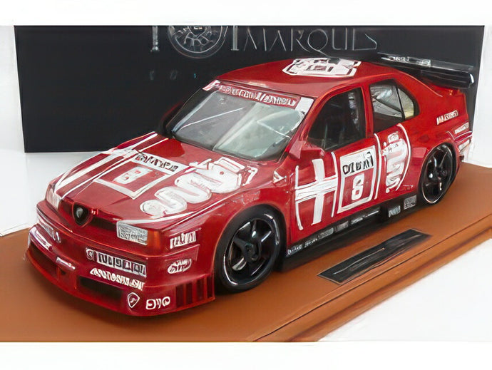 【予約】ALFA ROMEO 155 V6 TI N 8 DTM CHAMPION SEASON 1993 NICOLA LARINI RED WHITE/TOPMARQUES 1/12ミニカー