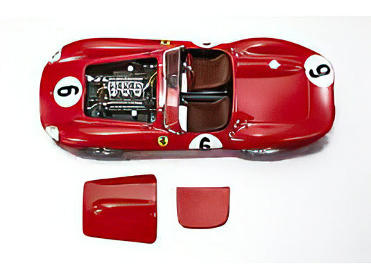 【予約】2025年発売予定FERRARI  335S SPIDER TEAM SCUDERIA FERRARI N 6 24h LE MANS 1957 PHIL HILL  PETER COLLINS  RED/TOPMARQUES COLLECTION 1/18ミニカー