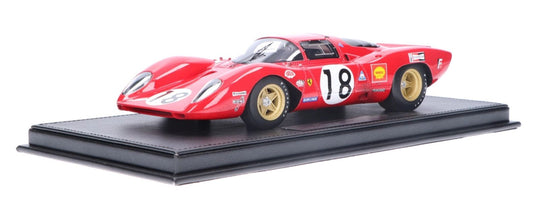 FERRARI 312P クーペ チームSEFAC 18号車 ルマン24時間 ダーティ仕様 1969 P.Rodriguez D.Piper レッド/ TOPMARQUES COLLECTION 1/18 ミニカー