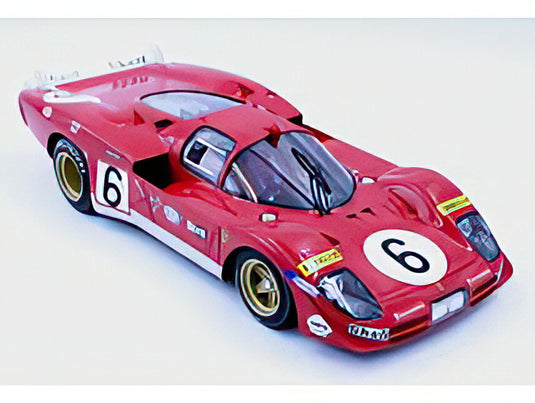 FERRARI 512S チームSEFAC 6号車 ルマン24時間 1970 I.Giunti N.Vaccarella レッド/ TOPMARQUES COLLECTION 1/18 ミニカー