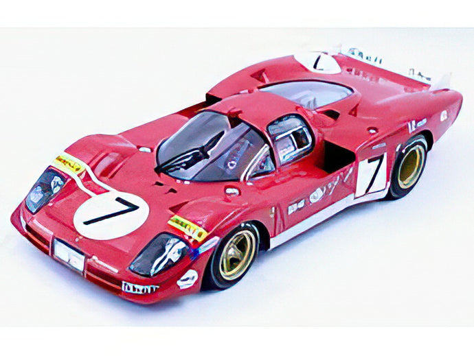 【予約】2025年発売予定FERRARI  512S 5.0L V12 TEAM SEFAC SPA FERRARI N 7 24h LE MANS 1970 DEREK BELL  RONNIE PETERSON  RED/TOPMARQUES COLLECTION 1/18ミニカー