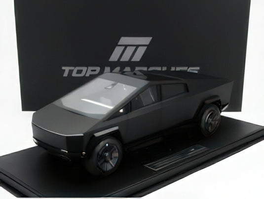 【予約】2025年発売予定TESLA - CYBERTRUCK 2022 - MATT BLACK/TOPMARQUES COLLECTION 1/18ミニカー
