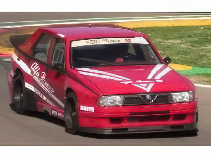 【予約】2025年発売予定ALFA ROMEO 75 ターボ エヴォルツィオーネ IMSA 0号車 1988年プレスバージョン レッド/TOPMARQUES 1/18ミニカー