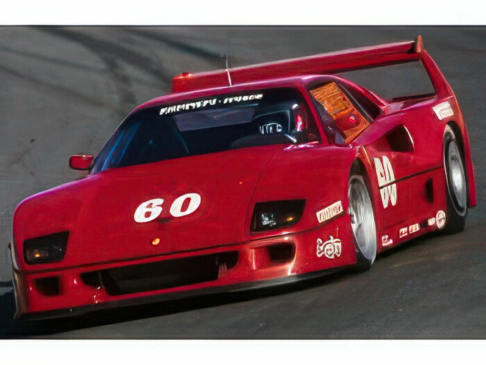 【予約】2025年発売予定FERRARI F40 LM 60号車 1989年IMSA GTOラグナセカ 3位 ドライバー:ジャン・アレジ レッド/TOPMARQUES 1/18ミニカー