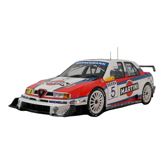 Alfa Romeoアルファロメオ 155 V6 TI 1996 ホワイト No.5 / TOPMARQUES COLLECTION 1/18 ミニカー