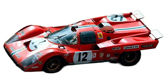 【予約】2026年発売予定 Ferrariフェラーリ 512M 5.0L V12 N.A.R.T. 1971 No.12 3rd 24h Le Mans / TOPMARQUES COLLECTION 1/18 ミニカー