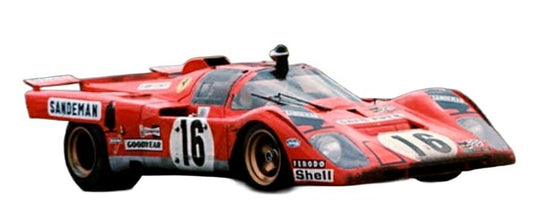 【予約】2026年発売予定 Ferrariフェラーリ 512M 5.0L V12 David Piper Racing 1971 No.16 4th 2 / TOPMARQUES COLLECTION 1/18 ミニカー