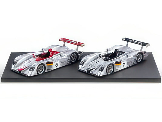 【予約】AUDI SET 2X AUDI R8 3.6L TURBO V8 TEAM AUDI SPORT JOEST N 8 WINNER 24h LE MANS 2000 F.BIELA/TOPMARQUES 1/18ミニカー
