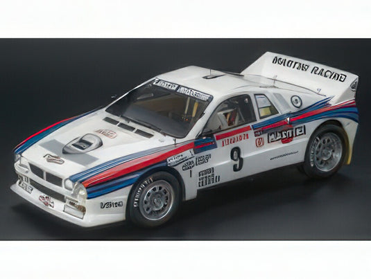 【予約】2025年10-12月以降発売予定LANCIA -  037 MARTINI RACING N 9 WINNER RALLY TOUR DE CORSE 1983 MARKKU ALEN - ILKKA KIVIMAKI - WHITE RED BLUE/TOPMARQUES COLLECTION 1/43ミニカー