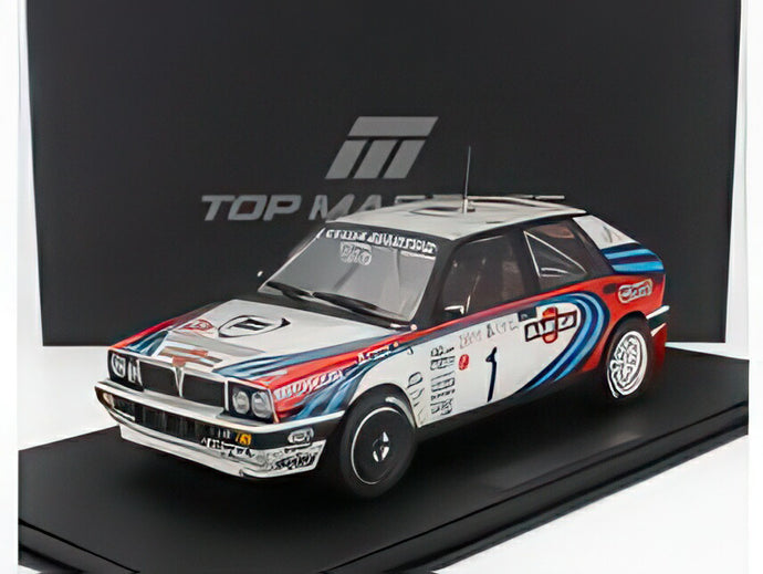 【予約】12月以降発売予定LANCIA デルタ HF インテグラーレ 16V Martini 1号車 3位 ラリーモンテカルロ 1990 M.ビアシオン T.シビエロ ホワイトレッドブルー/ TOPMARQUES COLLECTION 1/12 ミニカー