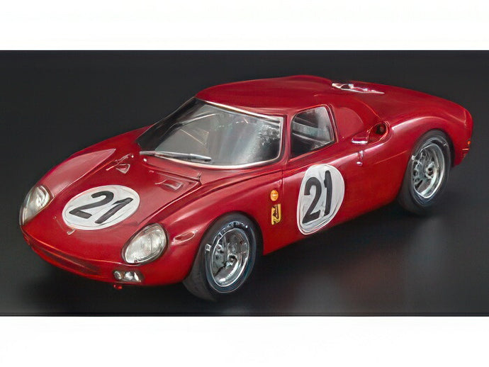 【予約】2025年発売予定FERRARI 250LM 3.3L V12 シャーシNo.5893 N.A.R.T.北米レーシングチーム 21号車 1965年ルマン24時間レース優勝 レース後の汚れ再現バージョン ドライバー:ヨッヘン・リント/マステン・グレゴリー レッド/TOPMARQUES 1/12ミニカー