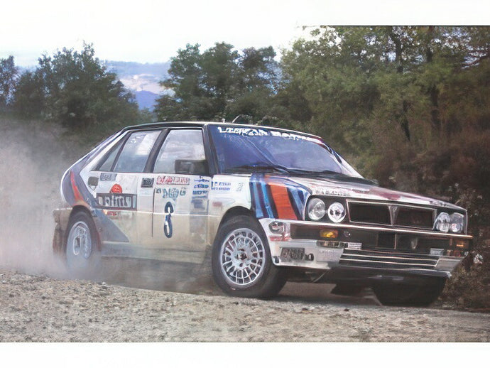 【予約】2025年発売予定LANCIA デルタ 4WD マルティーニ・レーシングチーム 3号車 1987年サンレモラリー優勝 ドライバー:ミキ・ビアシオン/ティツィアーノ・シビエロ ホワイト/レッド/ブルー/TOPMARQUES 1/12ミニカー