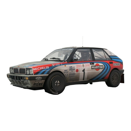 Lanciaランチア Deltaデルタ HF Integraleインテグラーレ 16V 1990 シルバー No.1 / TOPMARQUES COLLECTION 1/12 ミニ