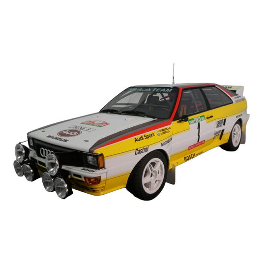Audiアウディ Quattroクワトロ A2 1984 ホワイト/イエロー No.1 ラリーポルトガル 限定 / TOPMARQUES COLLECTION 1/12 ミニカー