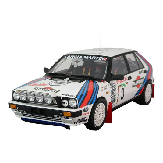 Lanciaランチア Deltaデルタ HF 4WD 1987 ホワイト No.3 ラリーサンレモ 限定 / TOPMARQUES COLLECTION 1/12 ミニカー