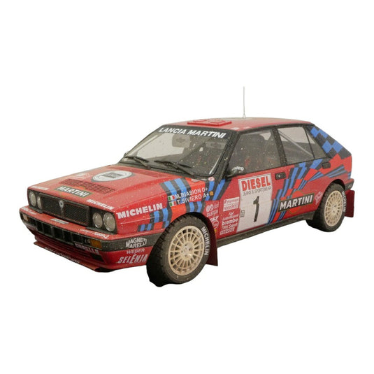 Lanciaランチア Deltaデルタ HF Integraleインテグラーレ 16V 1989 レッド No.1 / TOPMARQUES COLLECTION 1/12 ミニカ