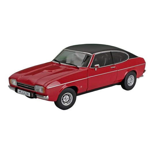 Fordフォード Capriカプリ MKII 3.0 Ghiaギア クーペ 1974 レッド ブラック 限定版 / TOURING MODELCARS 1/18 ミニカー