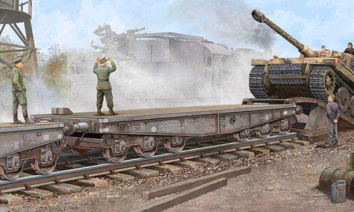 シュヴェレ プラットフォームヴァーゲン タイプ SSYM 80/ Trumpeter 1/35 模型 プラモデルキット