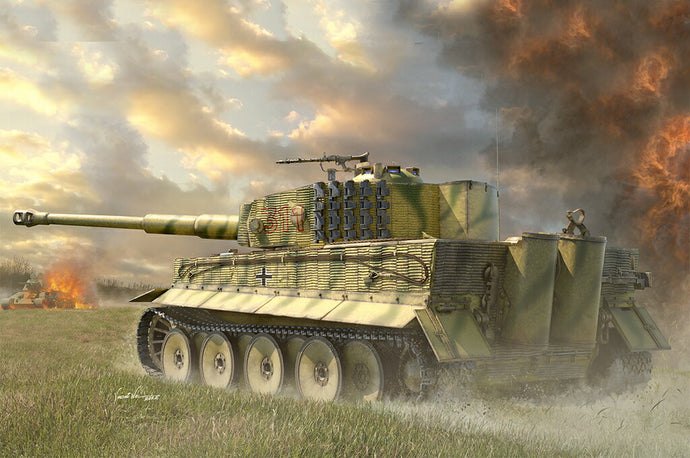 VI号戦車ティーガーI E型 Sd.Kfz.181 中期生産型/ Trumpeter 1/16 模型 プラモデルキット