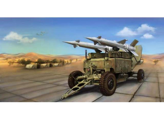 ソビエト 5P71 発射機付き 5V27 ミサイル ペチョーラ プラモデルキット/Trumpeter 1/35模型
