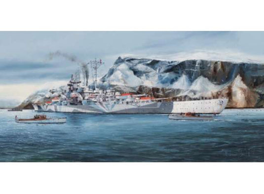 ドイツ戦艦ティルピッツ プラモデルキット/Trumpeter 1/350模型