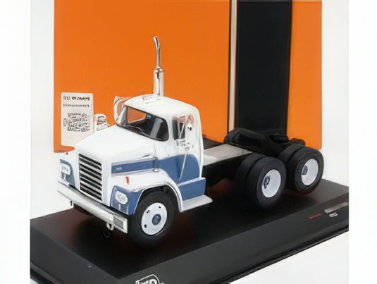 DODGE  LCF CT9000 TRACTOR TRUCK 3ASSI 1965  WHITE LIGHT BLUE/IXO 1/43ミニカー