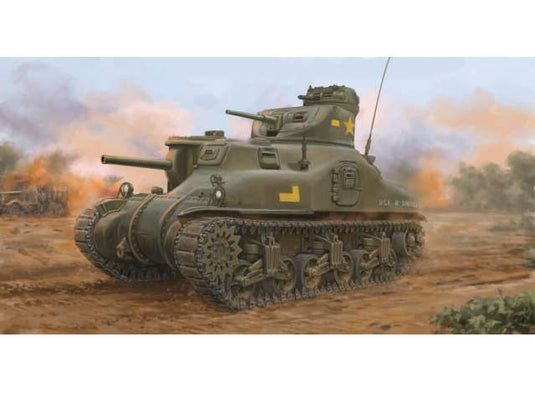 M3A1 中戦車 ミリタリー タンク プラモデル 組み立てキット 1/35 / Trumpeter 1/35 ミニカー