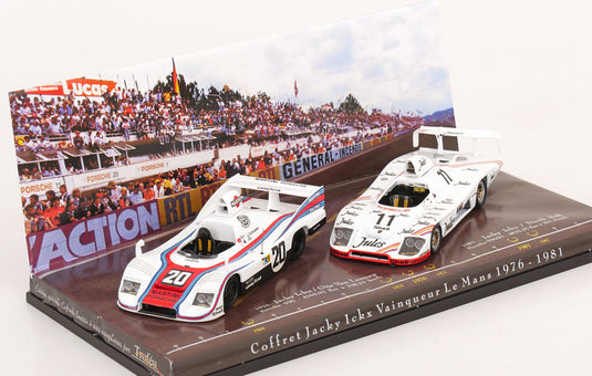 Porscheポルシェ 936/76 & 936/81 Winner 24h Le Mansル・マン優勝 1976/1981 Ickx/van Lennep/Bell / Trofeu 1/43 ミニカー