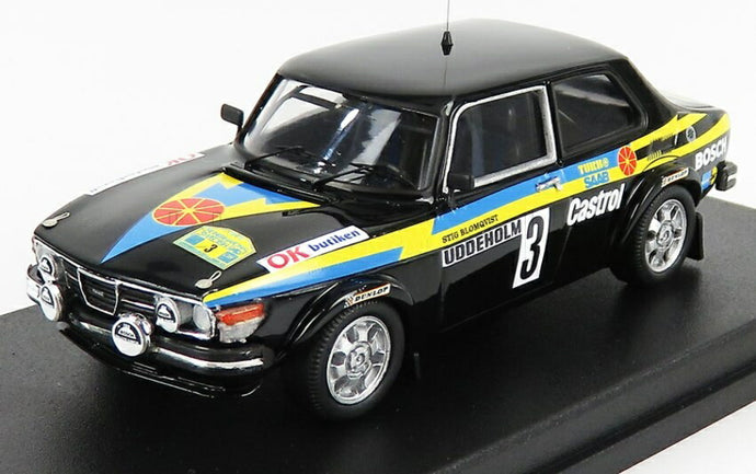 【予約】SAAB 99 TURBO N3 スウェーデンラリー優勝 1979 スティグブロンクビスト ビョルンセデルベリ ブラック/ Trofeu 1/43 モデルキットプラモデル
