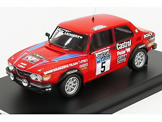 サーブ 99 ターボ N 5 ラリーロンバードRAC 1979 S.BLOMQVIST B.CEDERBERG レッド/ Trofeu 1/43 150台限定ミニカー