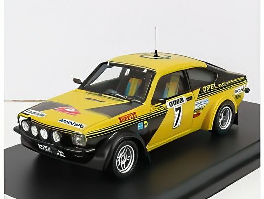 オペル カデット GTE N 7 ラリーモンテカルロ 1977 J.P.NICOLAS J.TODT イエロー ブラック/ Trofeu 1/43 150台限定ミニカー