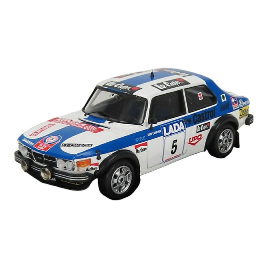 【予約】 Saabサーブ 99 1977 No.5 Rally 1000 Lakes S.Lampinen J.Markkanen ホワイト ブルー 150台限定 / Trofeu 1/43 ミニカー