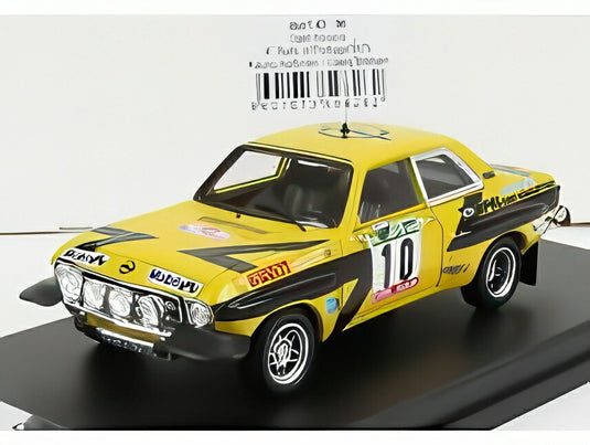 オペル アスコナ N 10 4th ラリーポルトガル 1975 R.AALTONEN C.BILLSTAM イエロー ブラック/ Trofeu 1/43 150台限定ミニカー