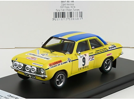 オペル アスコナ N 9 ラリータップ 1974 T.FALL R.TURVEY イエロー ブルー/ Trofeu 1/43 150台限定ミニカー