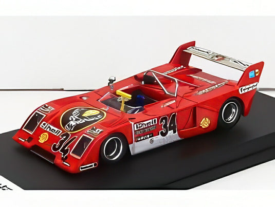 CHEVRON B23 26 N 34 24h 1000km スパフランコルシャン 1974 M デュポン L フェリエ レッド/ Trofeu 1/43 150台限定ミニカー