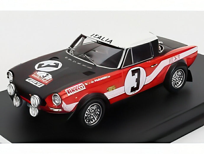 【予約】FIAT 124 ABARTH N 3 ラリー ポーランド 1973 A.パガネッリ N.ルッソ レッド ブラック ホワイト/ Trofeu 1/43 150台限定ミニカー