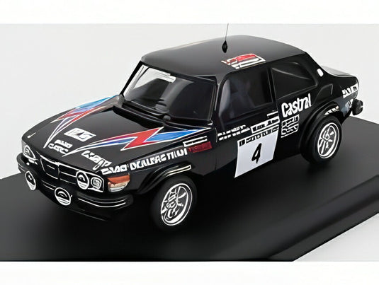 サーブ 99 N 4 6th ラリーサーキットオブアイルランド 1979 S.BLOMQVIST B.CEDERBERG ブラック/ Trofeu 1/43 150台限定ミニカー