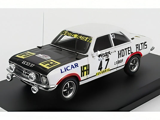 オペル アスコナ N 47 ラリータップ 1974 PeQuePe DICO ホワイト ブラック/ Trofeu 1/43 150台限定ミニカー