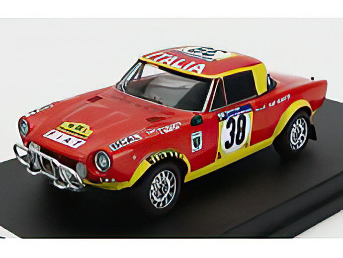 【予約】12月以降発売予定FIAT 124 ABARTH RALLY (night version) N 38 RALLY EAST AFRICAN SAFARI 1974 R.ULYATE I.SMITH RED YELLOW/Trofeu 1/43ミニカー 150台限定