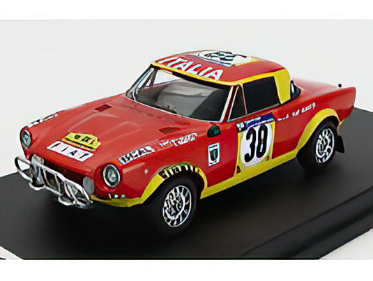 【予約】12月以降発売予定FIAT 124 ABARTH RALLY (night version) N 38 RALLY EAST AFRICAN SAFARI 1974 R.ULYATE I.SMITH RED YELLOW/Trofeu 1/43ミニカー 150台限定