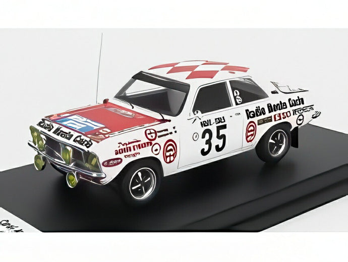 OPEL アスコナ N 35 ラリーモンテカルロ 1975 チネ P ガンドルフ ホワイト レッド/Trofeu 1/43ミニカー 150台限定
