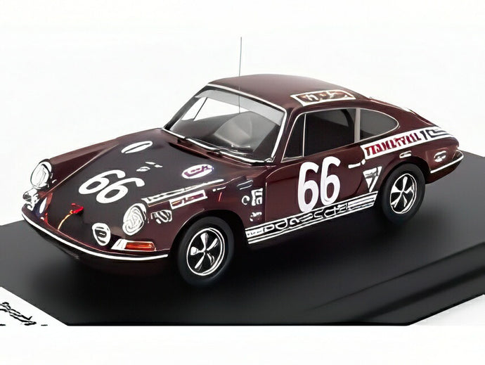【予約】PORSCHE 911T エグレトー N 66 J.エグレトー R.ロペス ルマン 1969 ボルドー ブラック/ Trofeu 1/43 150台限定ミニカー