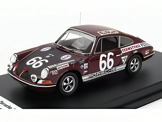 【予約】PORSCHE 911T エグレトー N 66 J.エグレトー R.ロペス ルマン 1969 ボルドー ブラック/ Trofeu 1/43 150台限定ミニカー