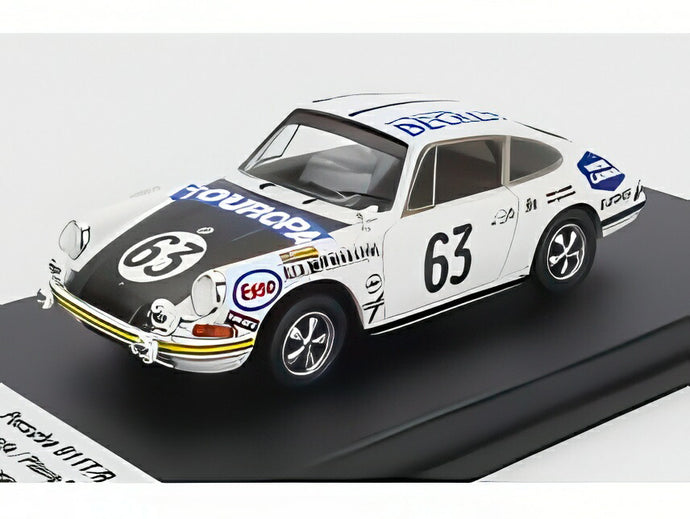 PORSCHE 911T クーペ マルセル マルタン N 63 ルネ マッツィア ピエール モーロワ ルマン 1969 ホワイト ブラック/ Trofeu 1/43 150台限定ミニカー