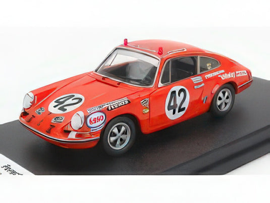 PORSCHE - 911T COUPE TEAM WICKY RACING N 42 24h LE MANS 1970 GUY VERRIER - SYLVAIN GARANT - ORANGE/Trofeu 1/43ミニカー 150台限定