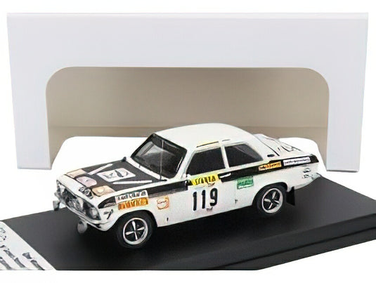 OPEL ASCONA (night version) N 119 WINNER RALLY TAP 1971 MANUEL GOMES PEREIRA JOSE MARCAL WHITE BLACK/Trofeu 1/43ミニカー