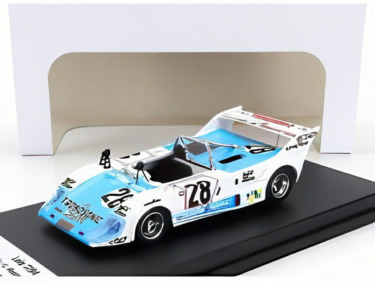 LOLA T294 1994cc S4 TEAM SOCIETE RACING ORGANISATION COURSE No 28 ルマン24時間 1975 フランソワ セルヴァニン ジャック ヘンリー アルベール デュフレーヌ ホワイト ライトブルー/ Trofeu 1/43 150台限定ミニカー